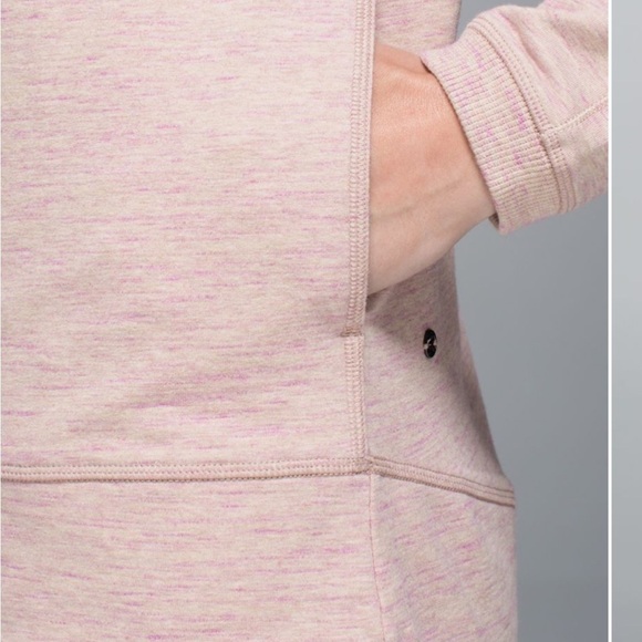 Lululemon Exhalation Pullover in Heathered Marled Mojave Magenta - Picture 4 of 7